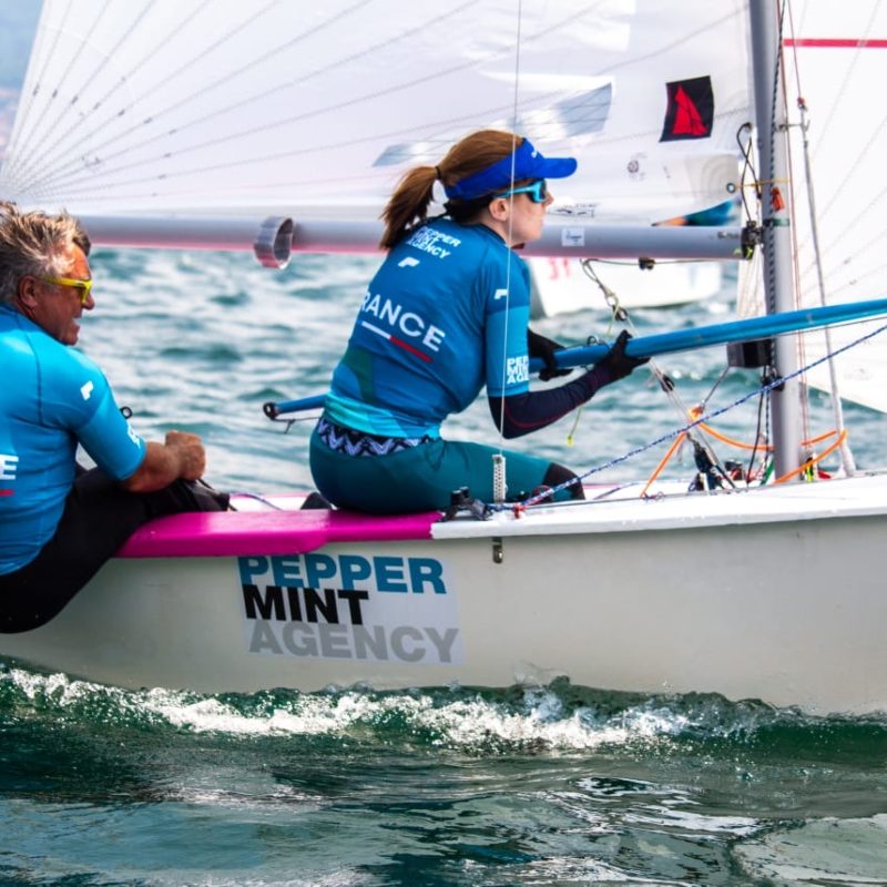 Yvon QUERNEC Champion du Monde de vaurien en mixte